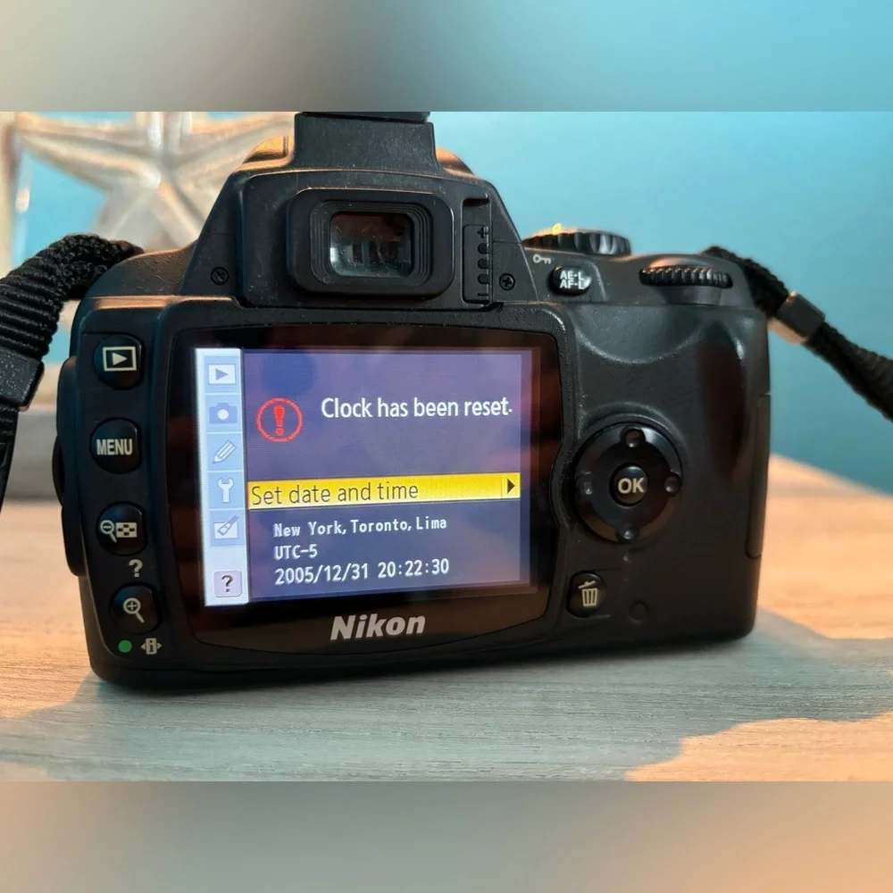 Nikon D40 ED 18-55 mm with bag and accessories